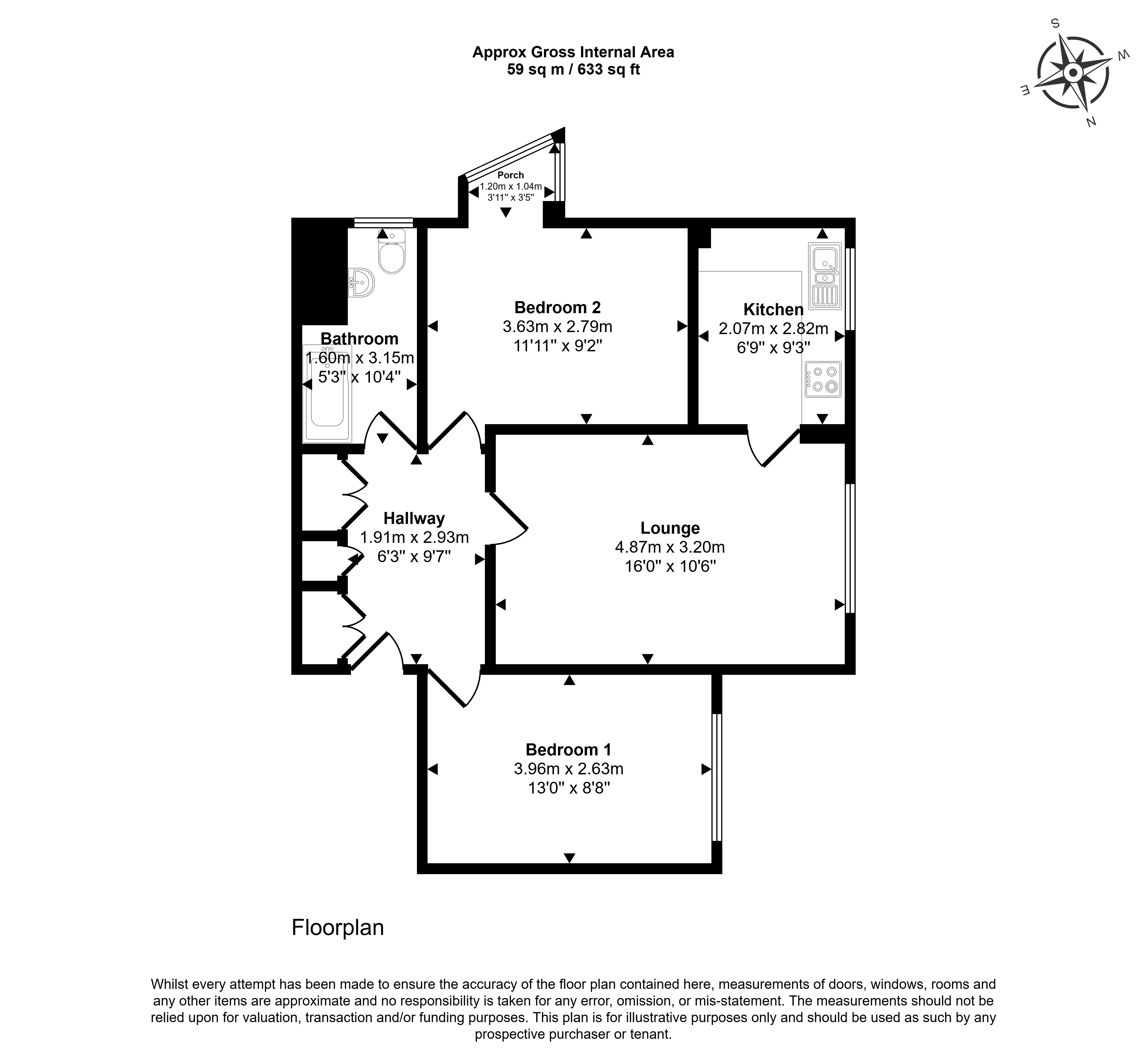 Barry Court, Palatine Road, Manchester floorplan