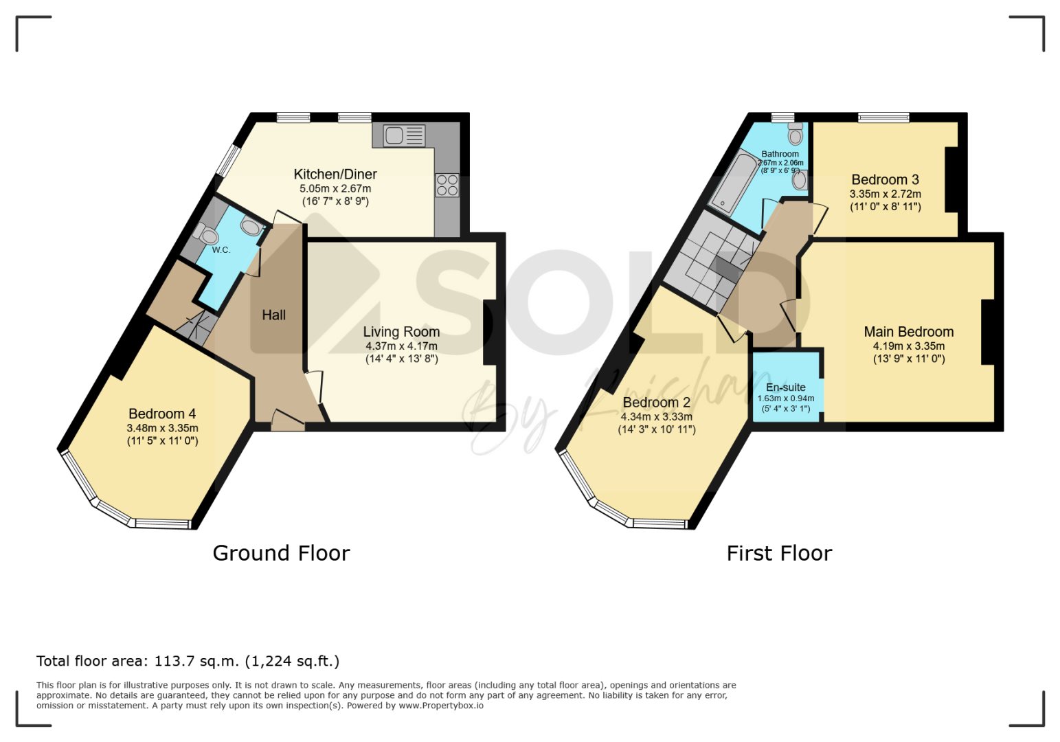 2, Nottingham Road, Leicester floorplan