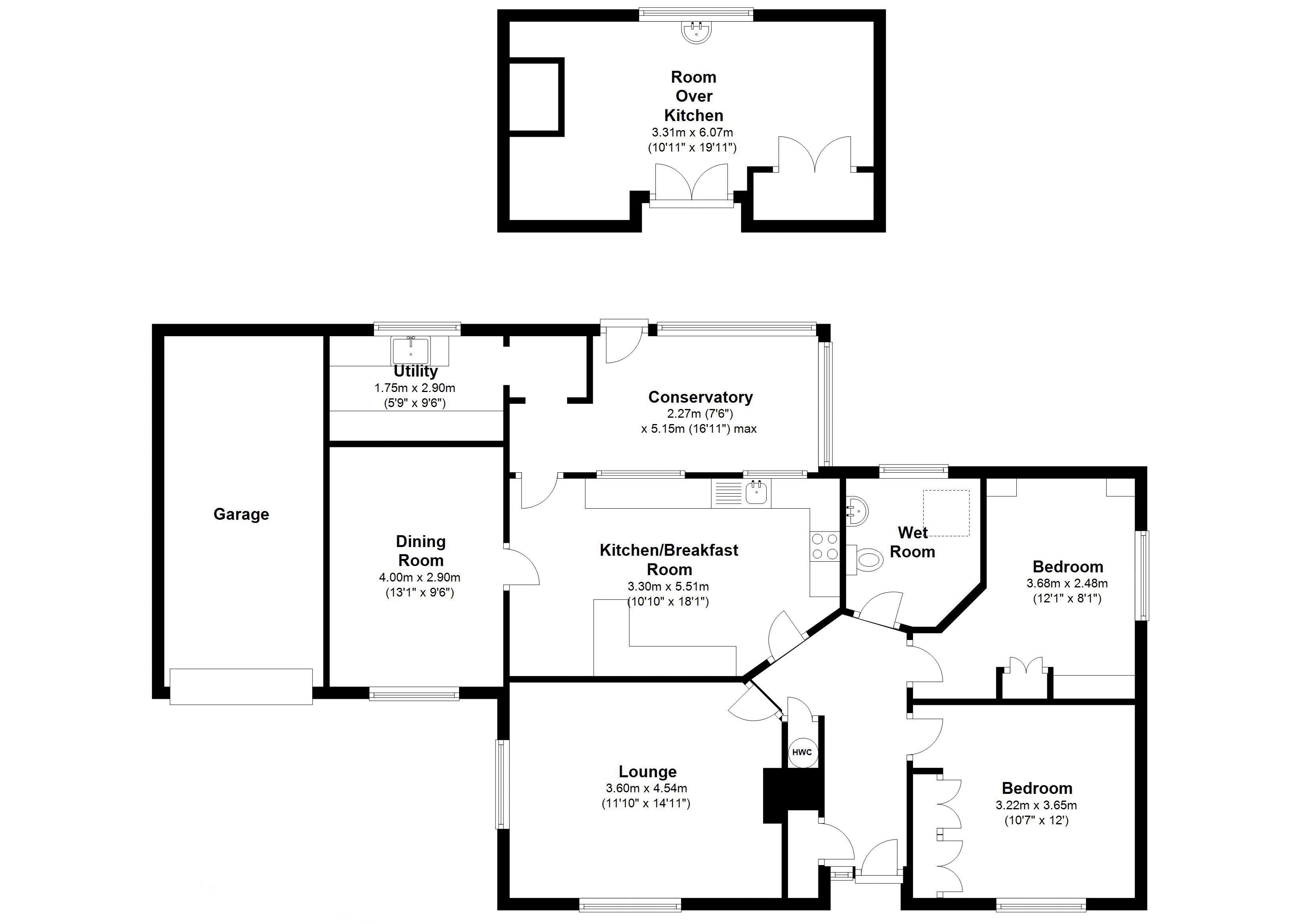 2 Bedrooms Bungalow to rent in Blews Hill, Dawley, Telford TF4