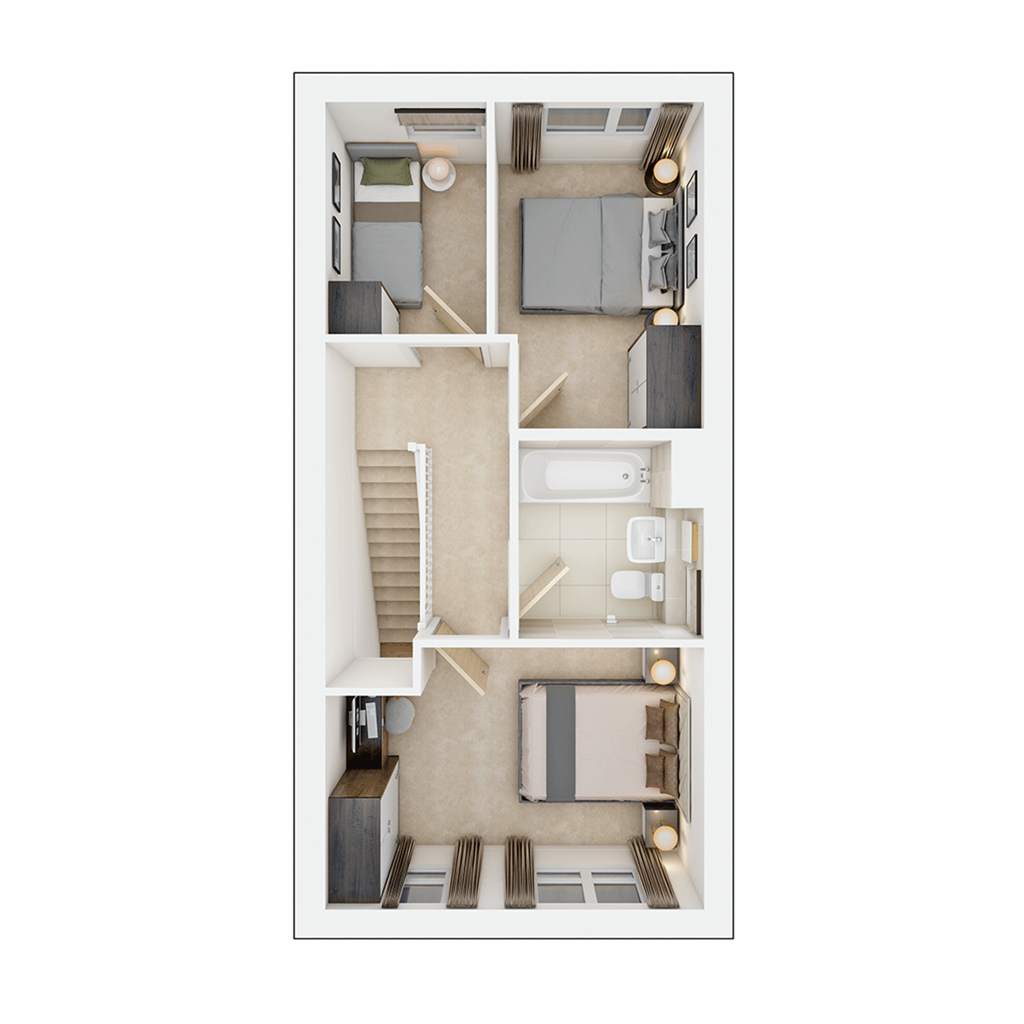 The Ambleford - Plot 43, Arnett Grove, New House Farm, Mickleover floorplan