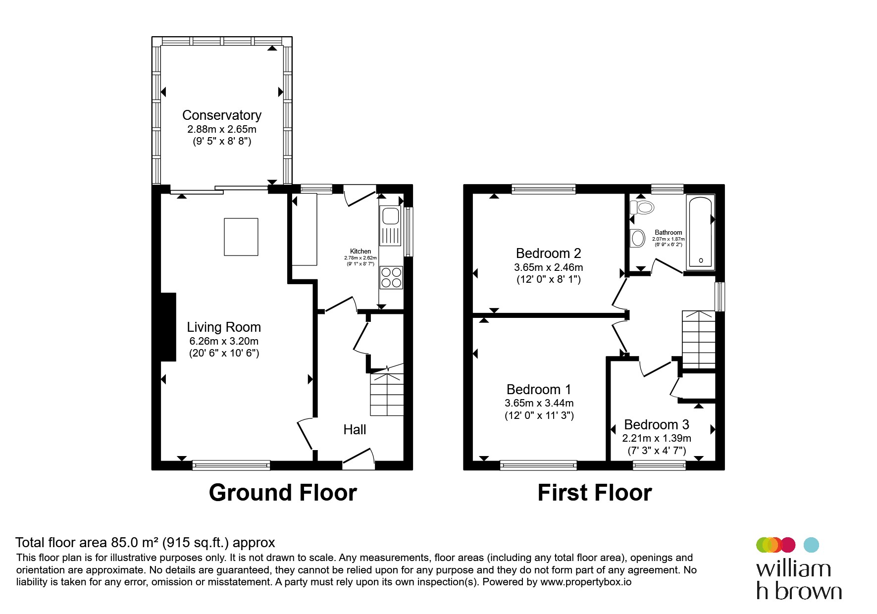 16, St. Andrews Close, Leeds floorplan
