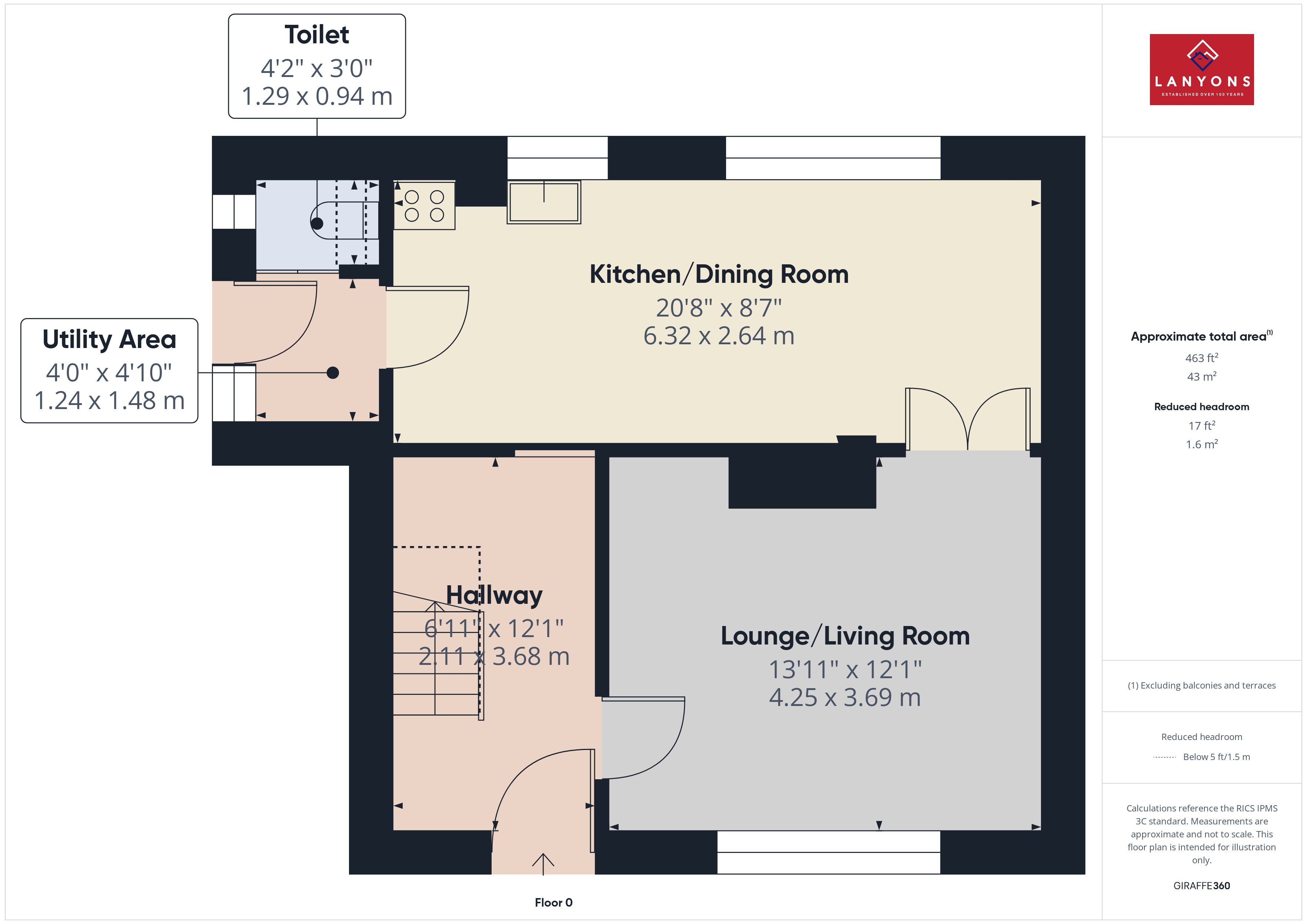 31, Kennard Street, Pentre floorplan
