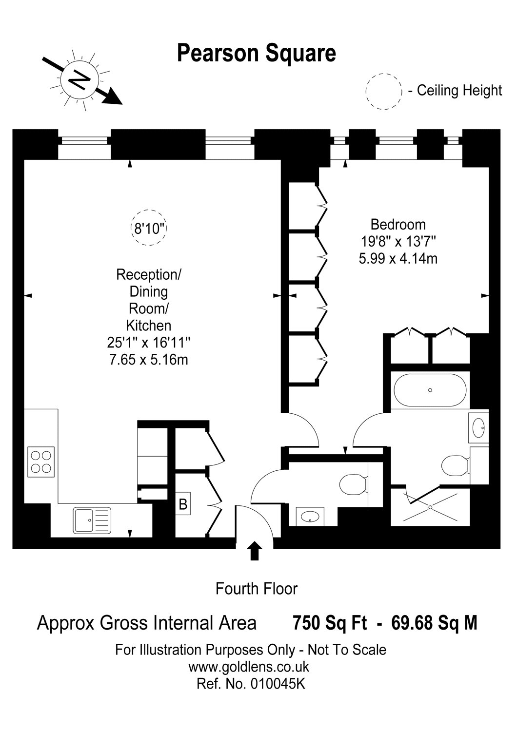 1 Bedrooms Flat to rent in London W1T