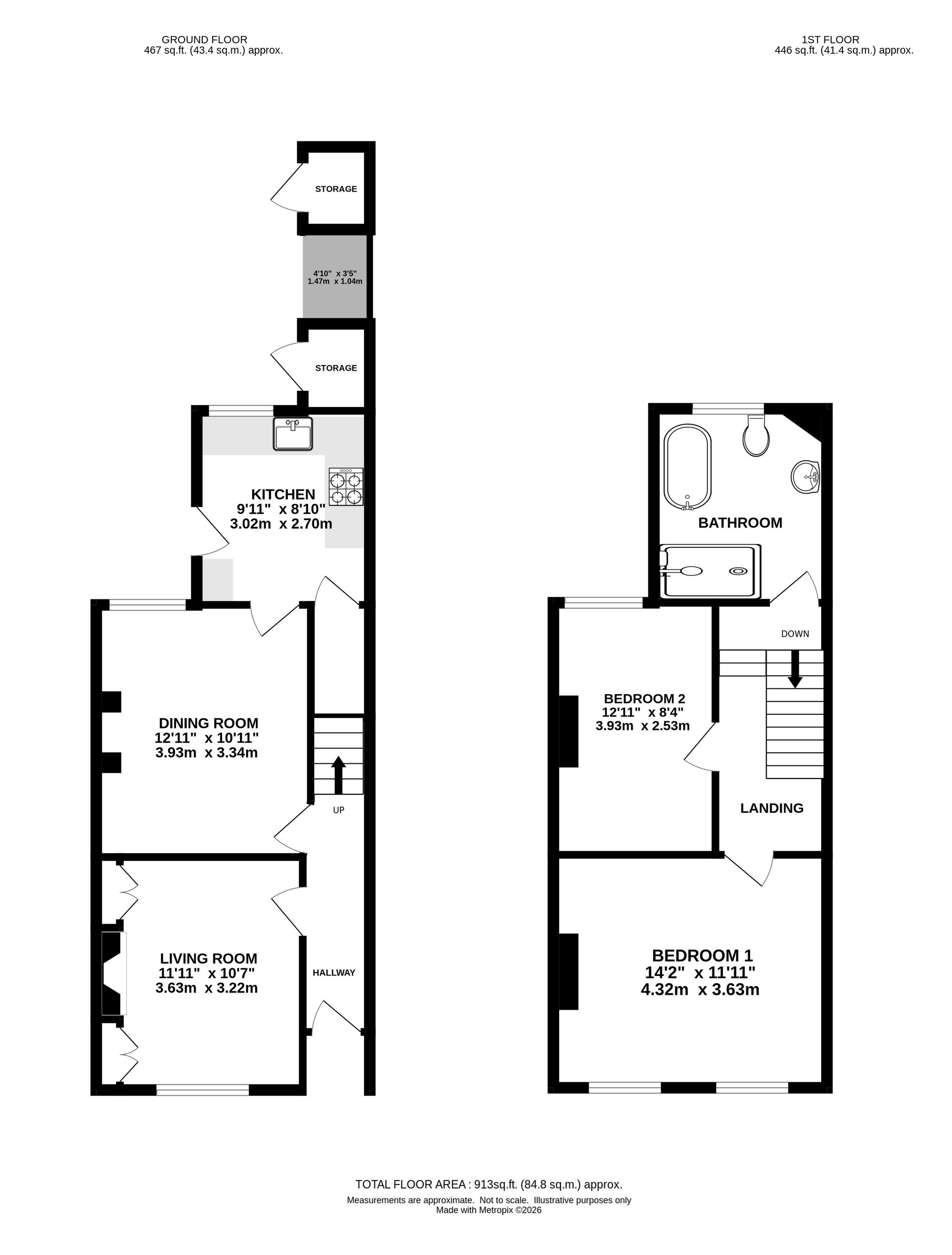 5 Hollow Lane, Knutsford floorplan