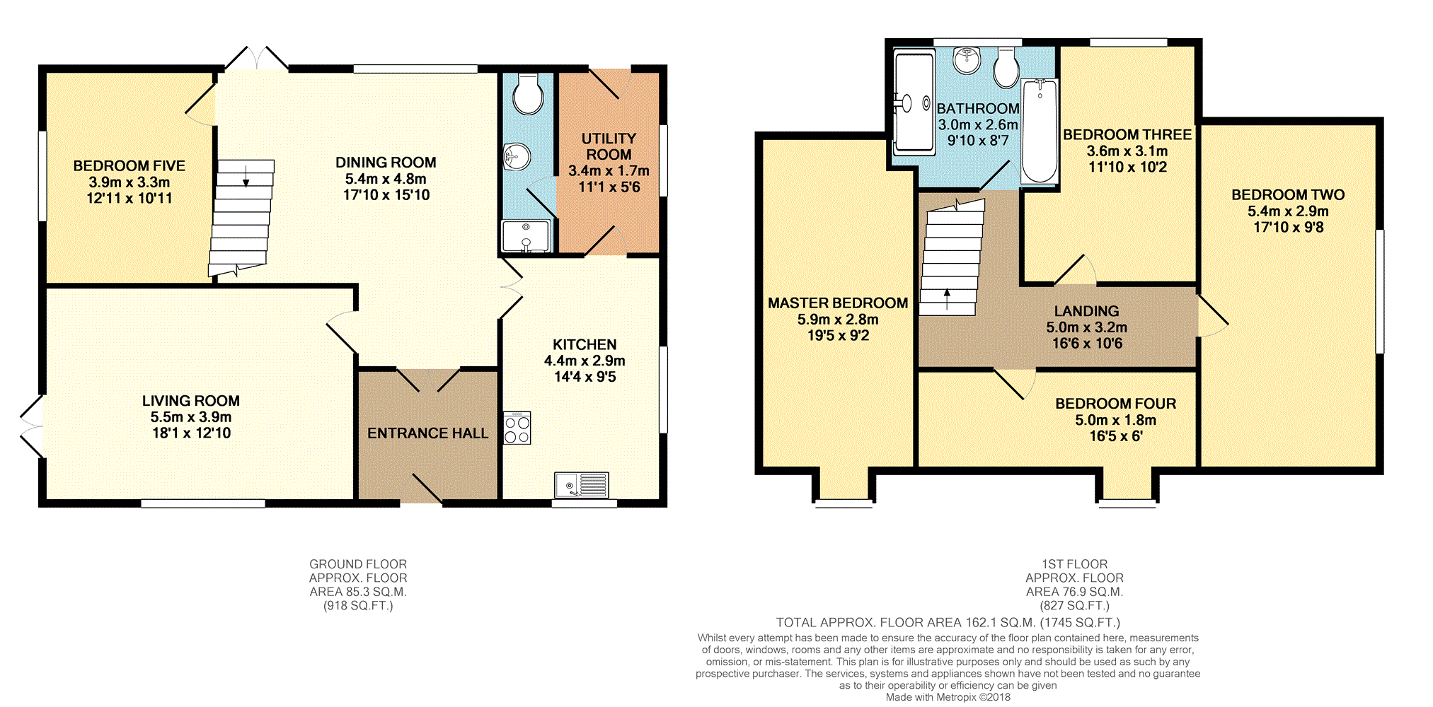 5 Bedrooms Detached house for sale in Yapton Lane, Arundel BN18