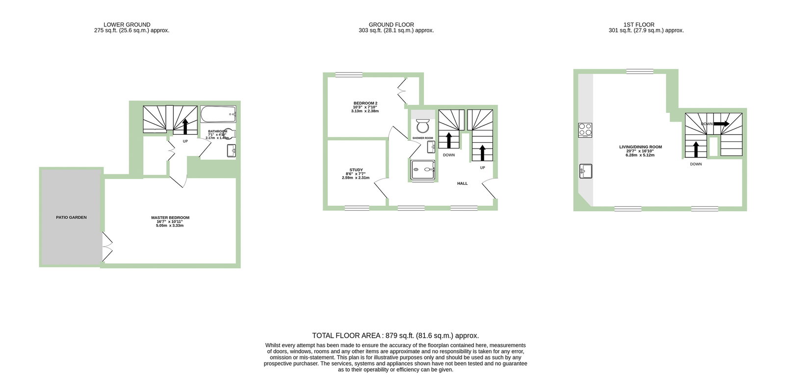 13, Prima Road, London floorplan