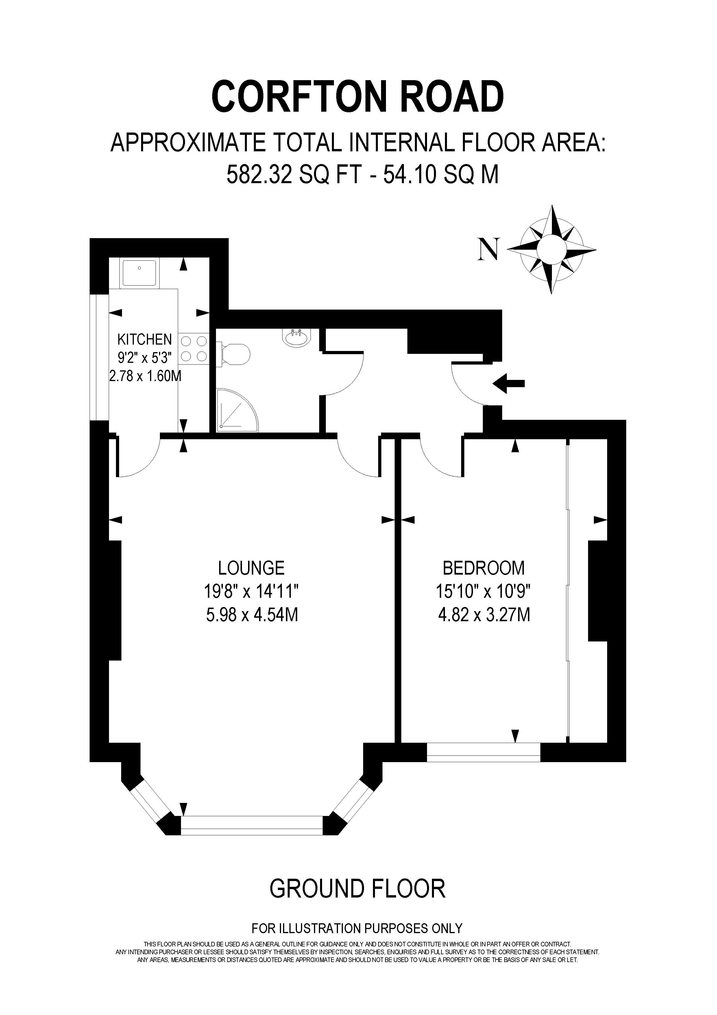 1 Bedrooms Flat to rent in Corfton Road, London W5