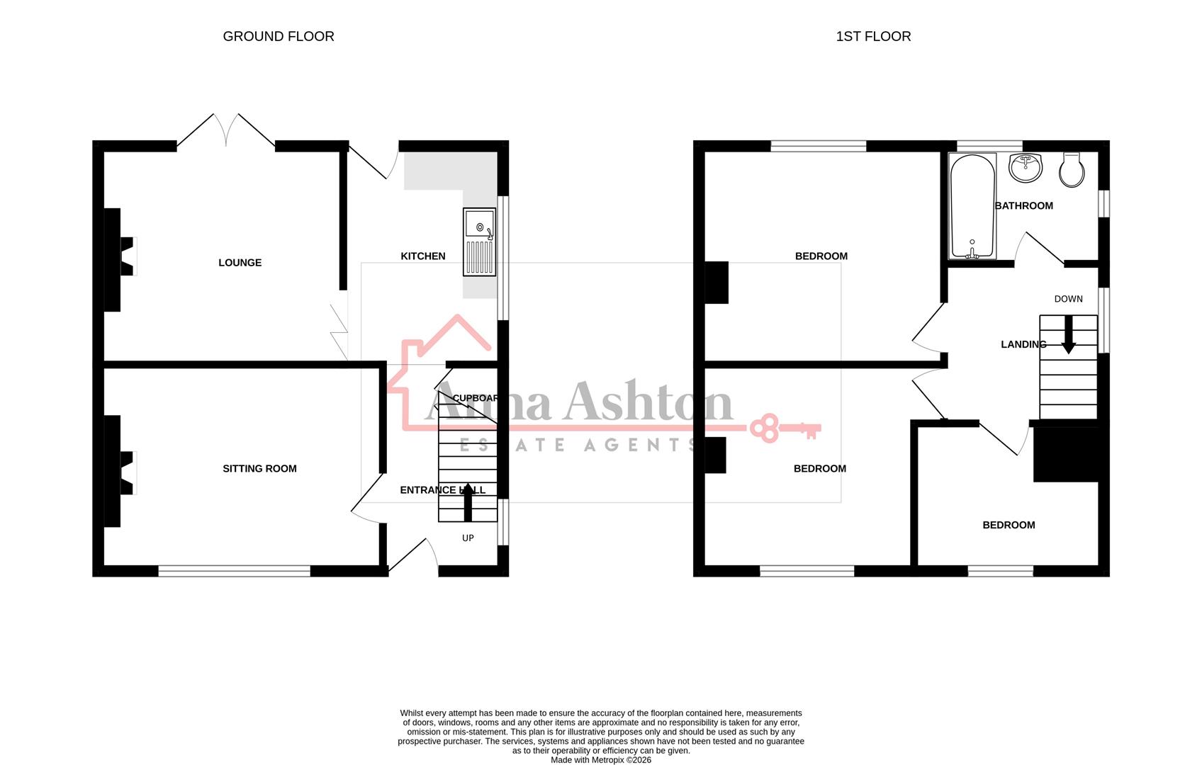36, Arfryn, Ammanford floorplan
