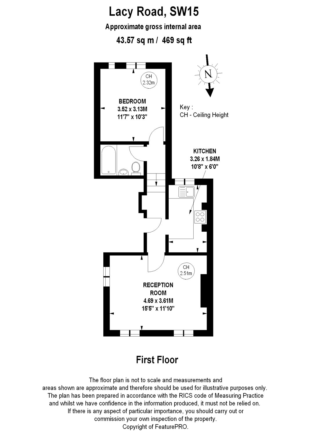 Lacy Road, Putney SW15, 1 bedroom flat to rent 65681856 PrimeLocation