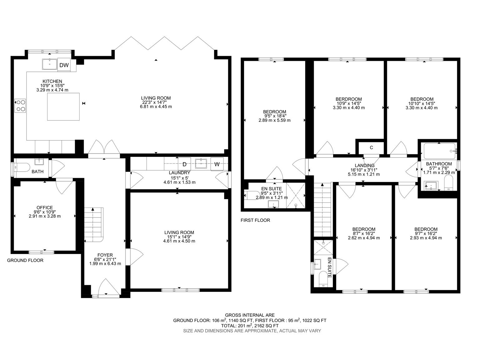 Aspen Lodge, Mott Street, Sewardstonebury floorplan