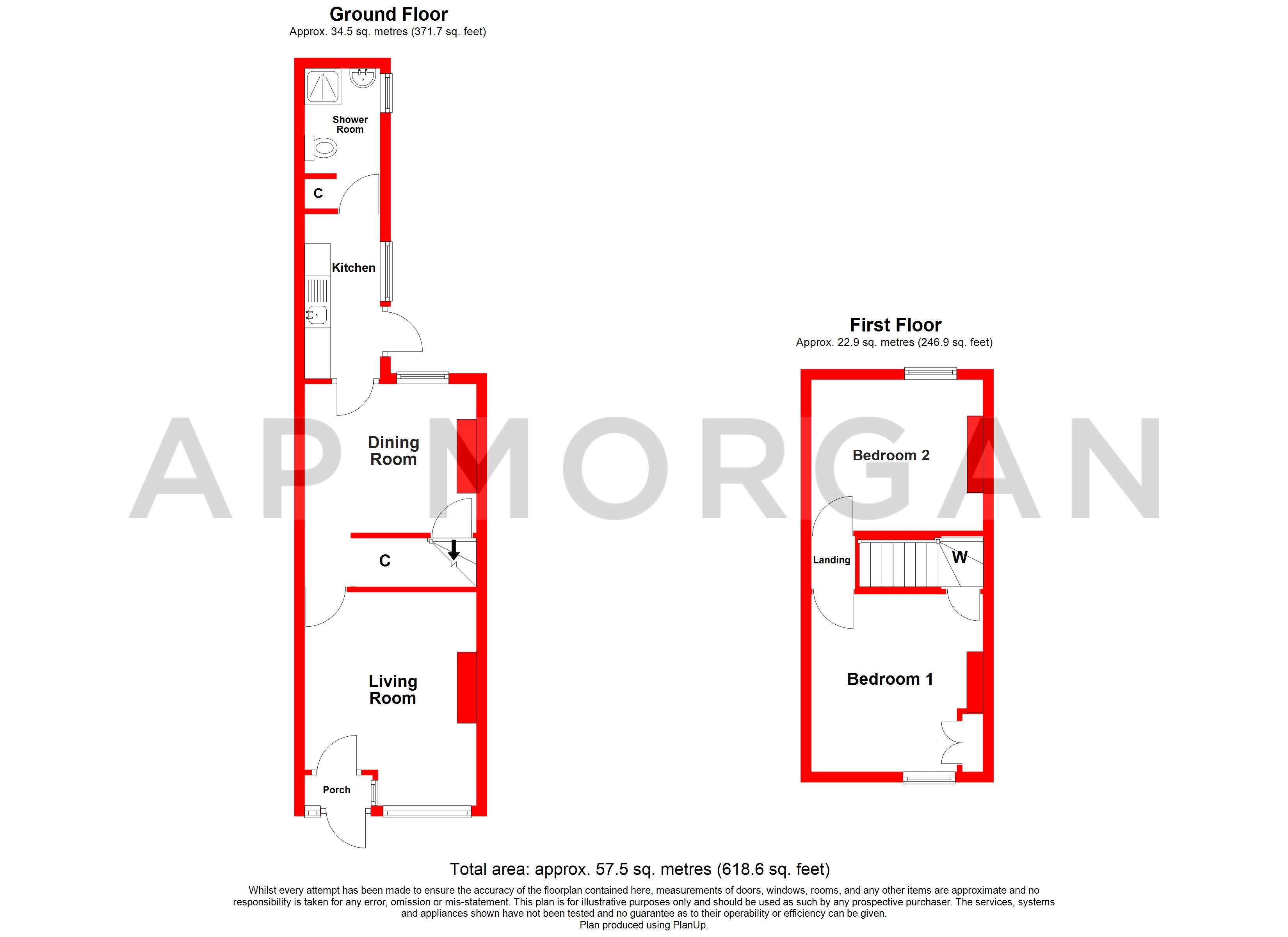 275, Lincoln Road North, Birmingham floorplan