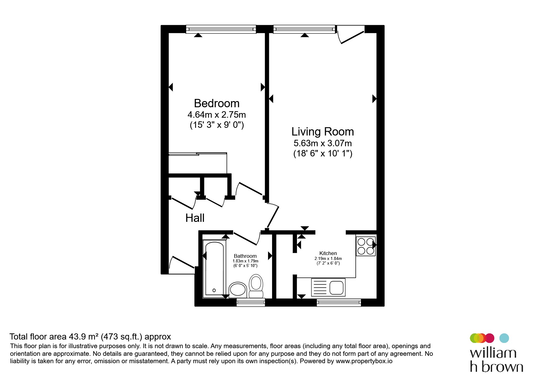 90, Castle Avenue, Northampton floorplan