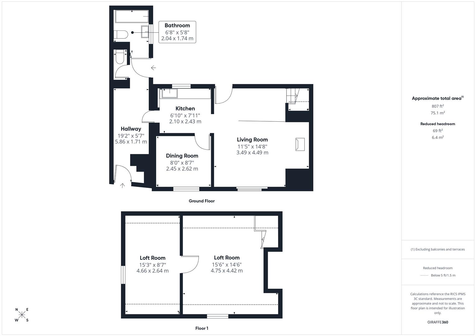 Ivy Cottage, School Lane, Evesham floorplan