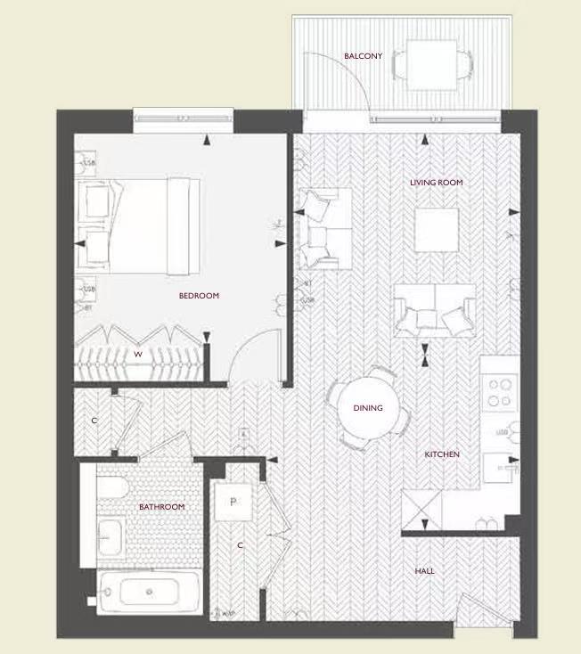 Heritage Walk, Kingston upon Thames floorplan