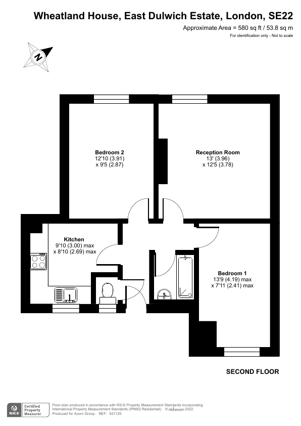 Dog Kennel Hill Estate, London SE22, 2 bedroom flat for sale 63588043