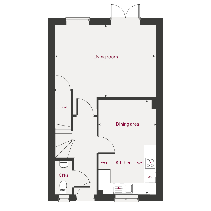 166, Farleigh Hill, Tovil floorplan