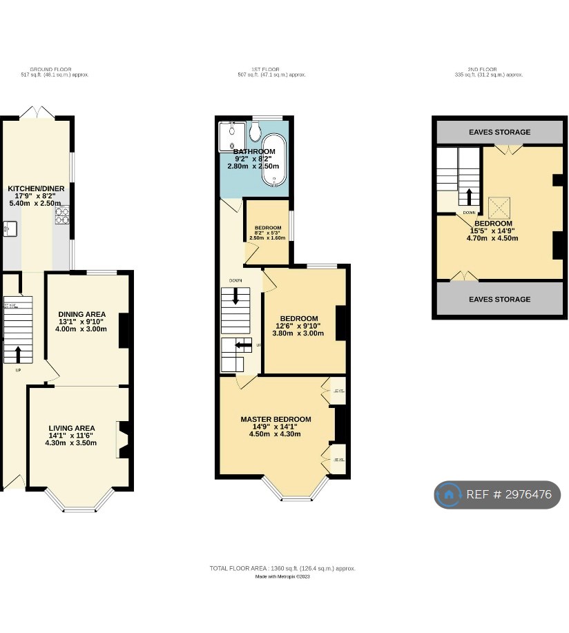 Exeter Road, Southville, Bristol floorplan