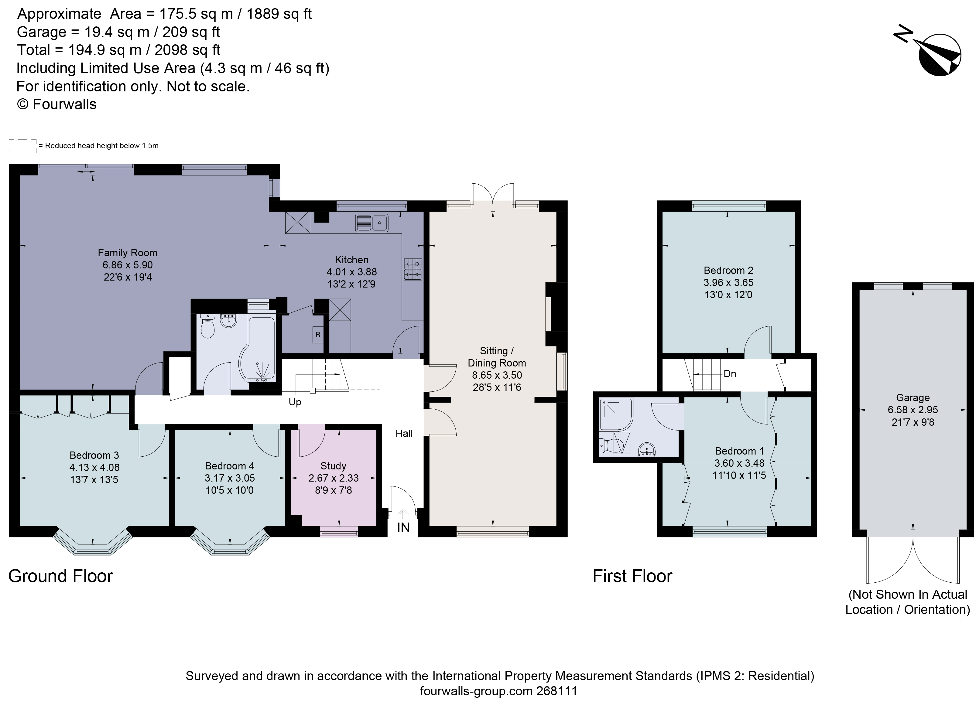 4 bed detached bungalow for sale in Surrey Gardens, Effingham Junction