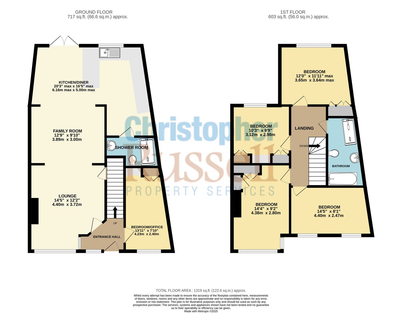 250, Days Lane, Sidcup floorplan