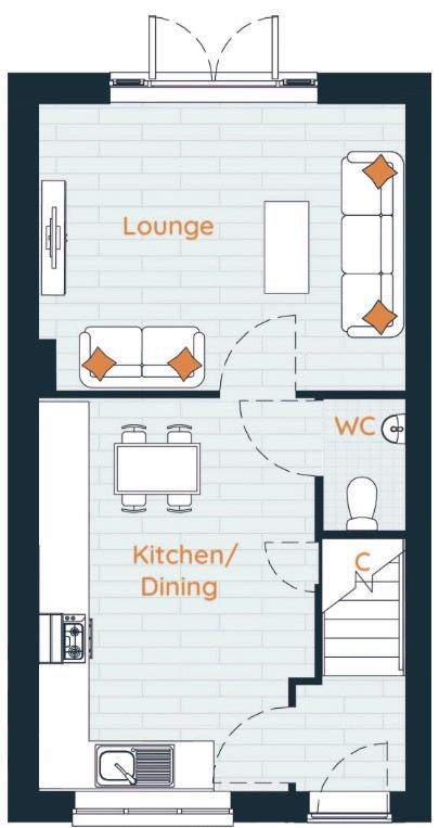 Plot 14 The Cantley, Scawby Road, Brigg floorplan