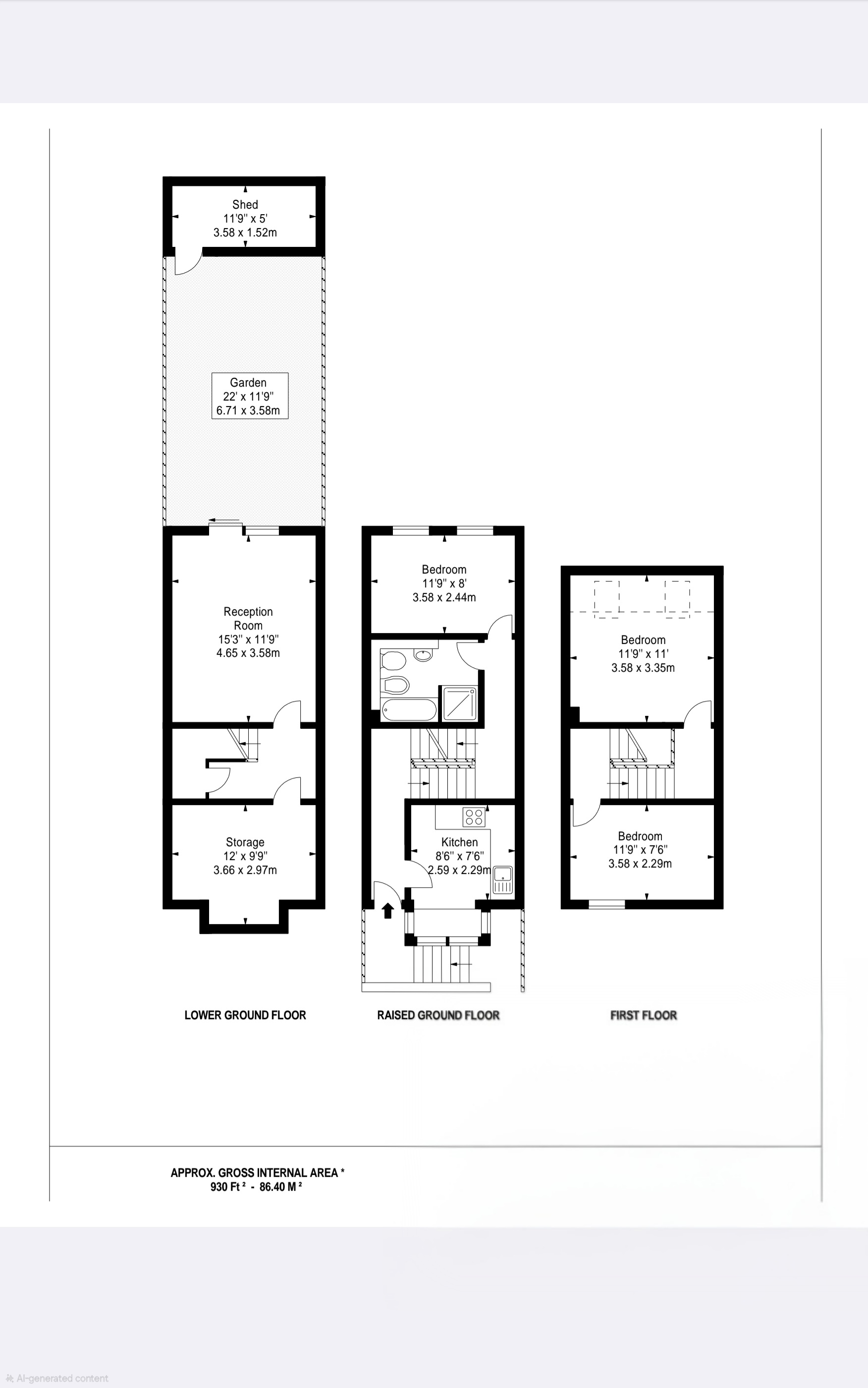 Menotti Street, London floorplan