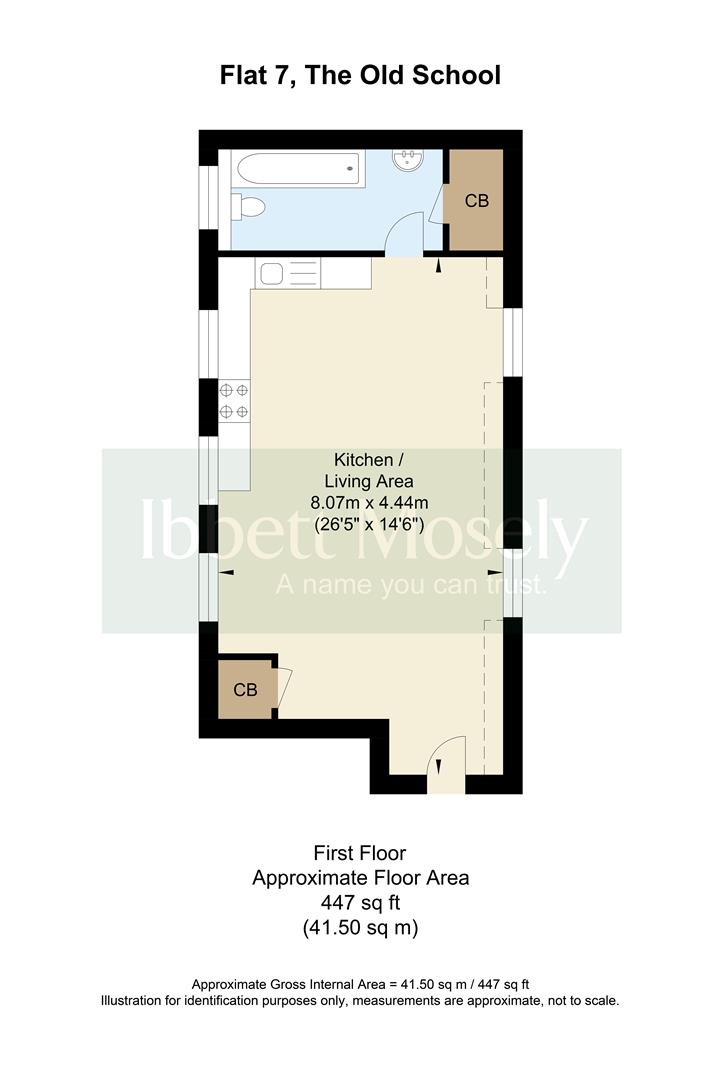 Apartment 7, The Old School, London Road, Westerham floorplan