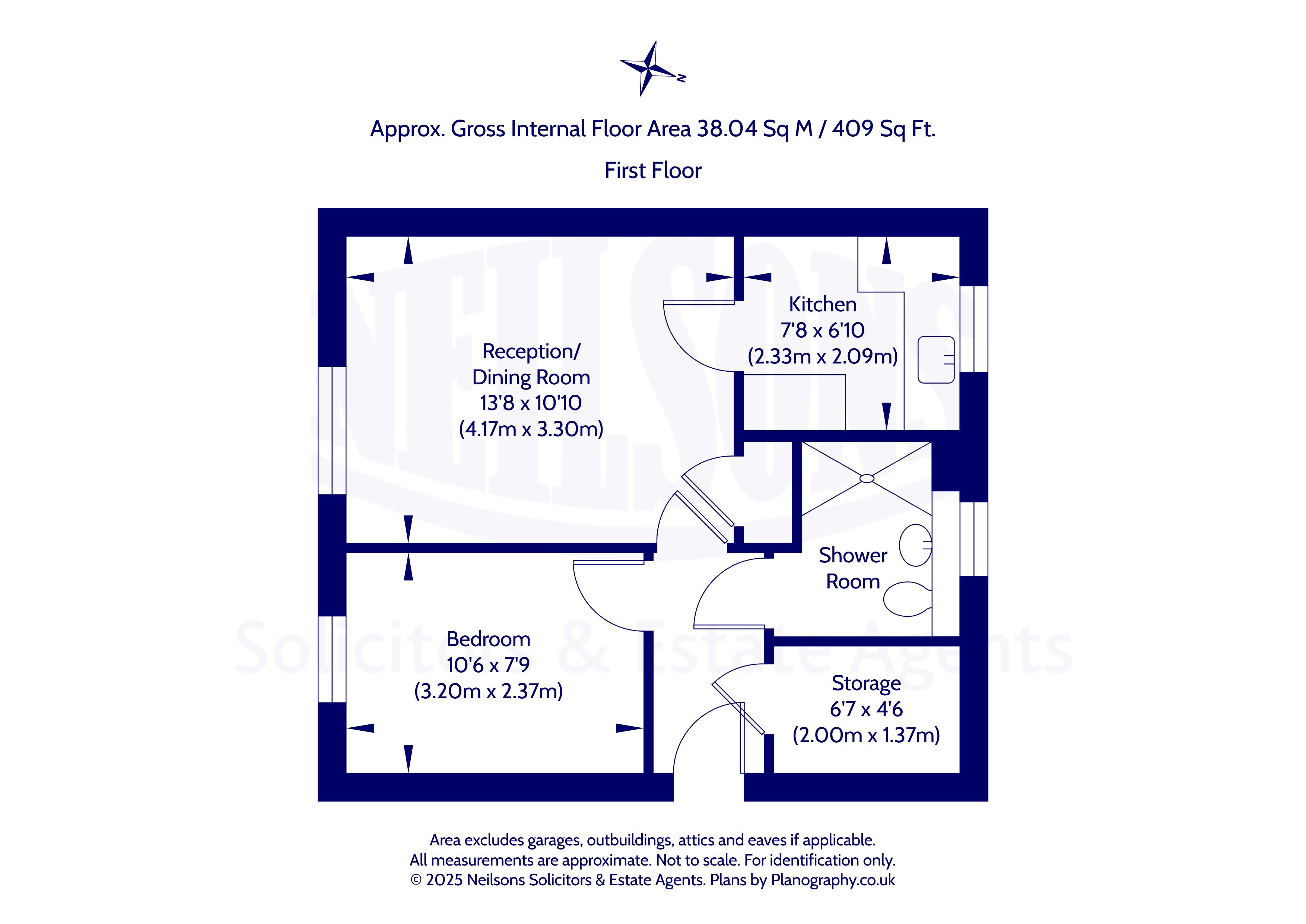 6/3, Rose Park, Edinburgh floorplan