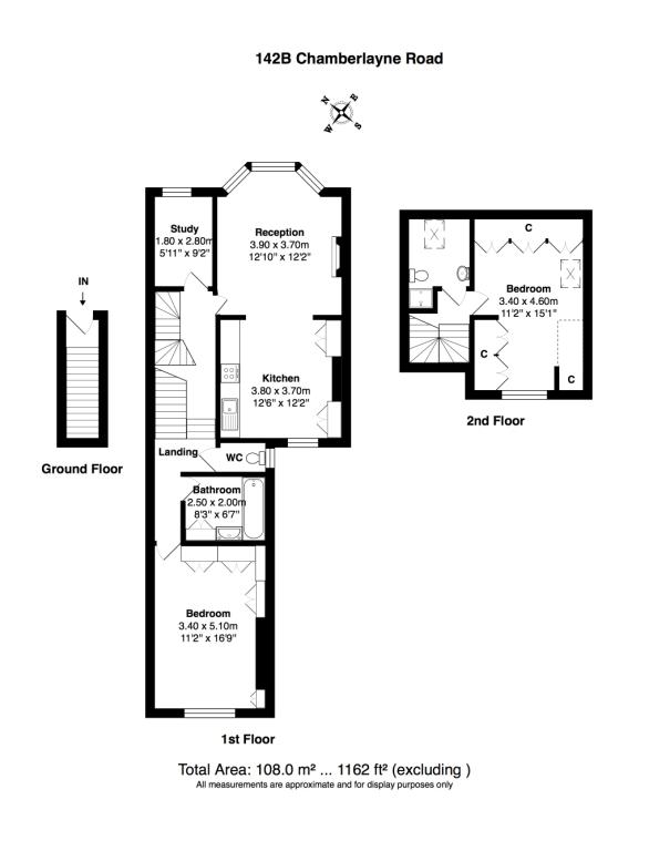 142b, Chamberlayne Road, London floorplan