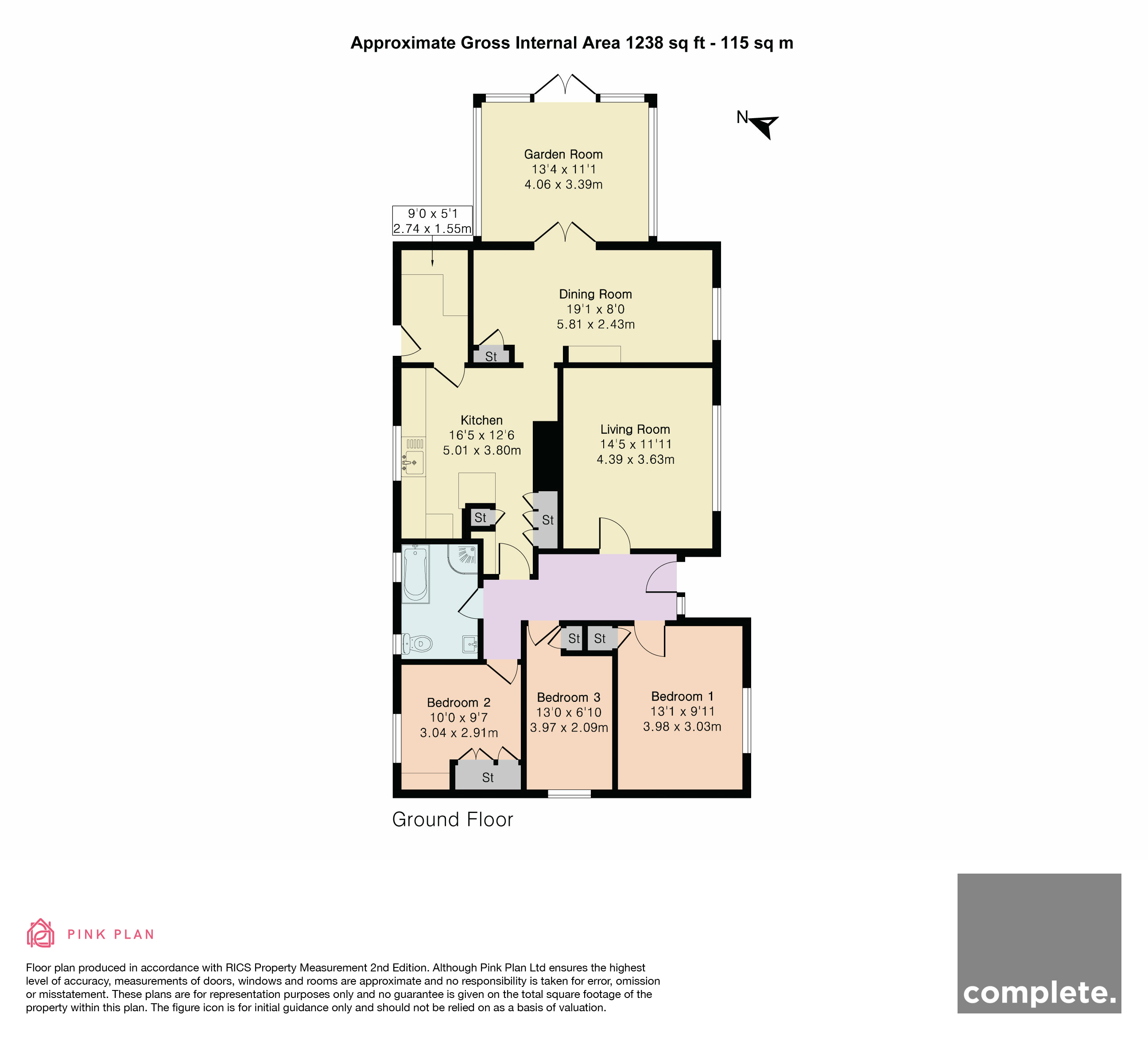 2, Creedy Road, Crediton floorplan