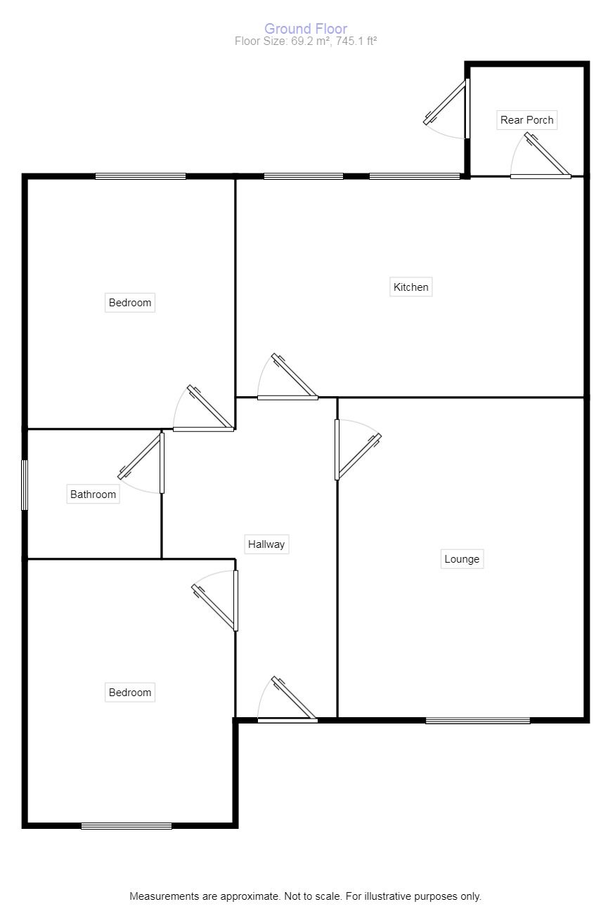 2 Bedrooms Semi-detached house to rent in Bankhead Lane, Hoghton, Preston PR5