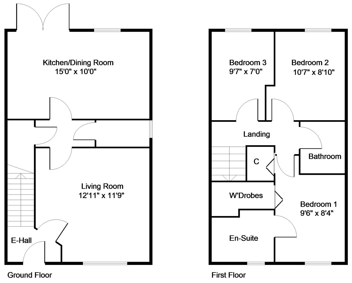11, Collier Close, Doncaster floorplan