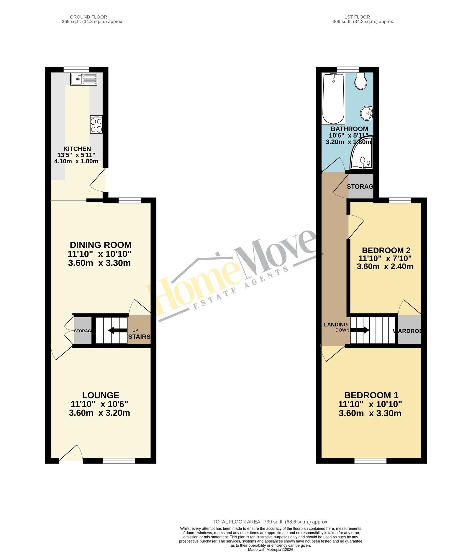 14, Strutt Road, Hinckley floorplan