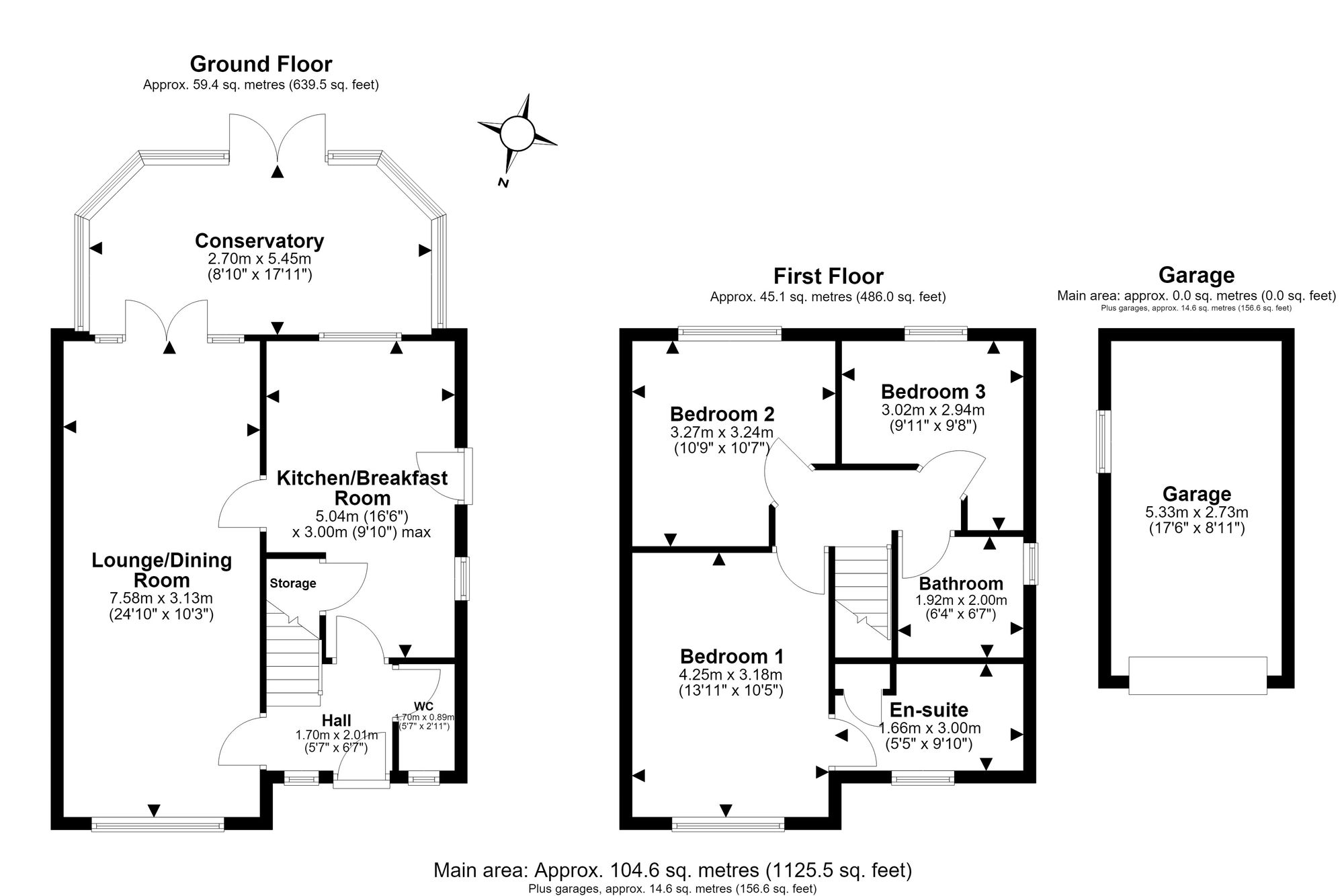 7 Pennington Close, Frodsham floorplan