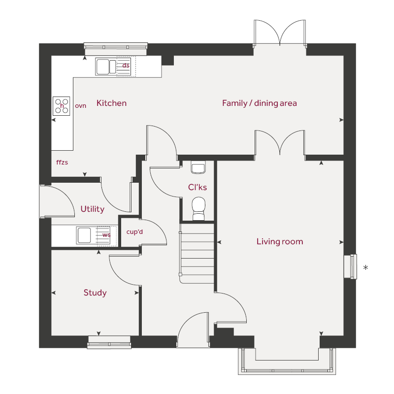 185, Farleigh Hill, Tovil floorplan
