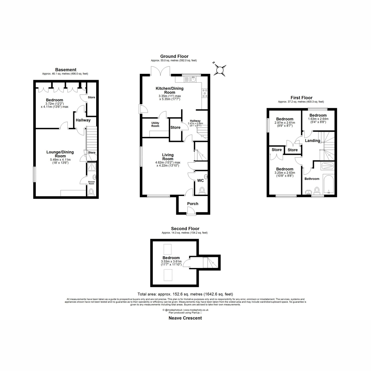 1a, Neave Crescent, Romford floorplan