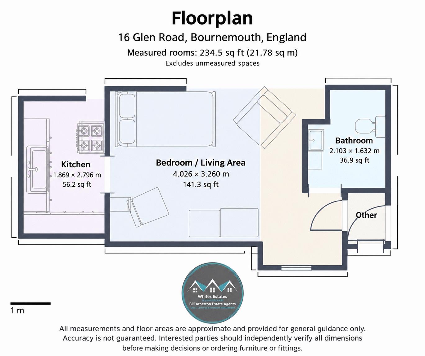 16, Glen Road, Bournemouth floorplan