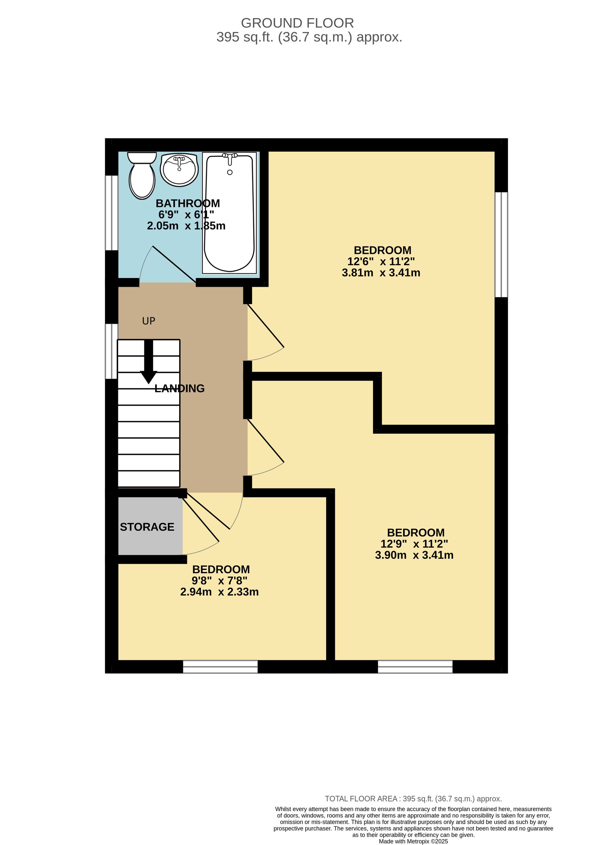 89 Thomas Street, New Tredegar floorplan