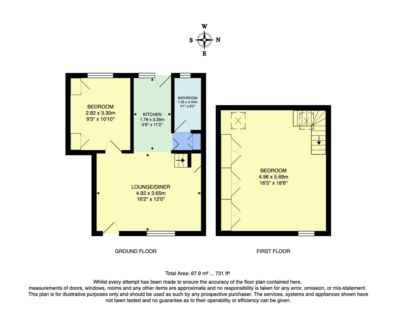 The Mews House, 216d High Road, Woodford Green floorplan