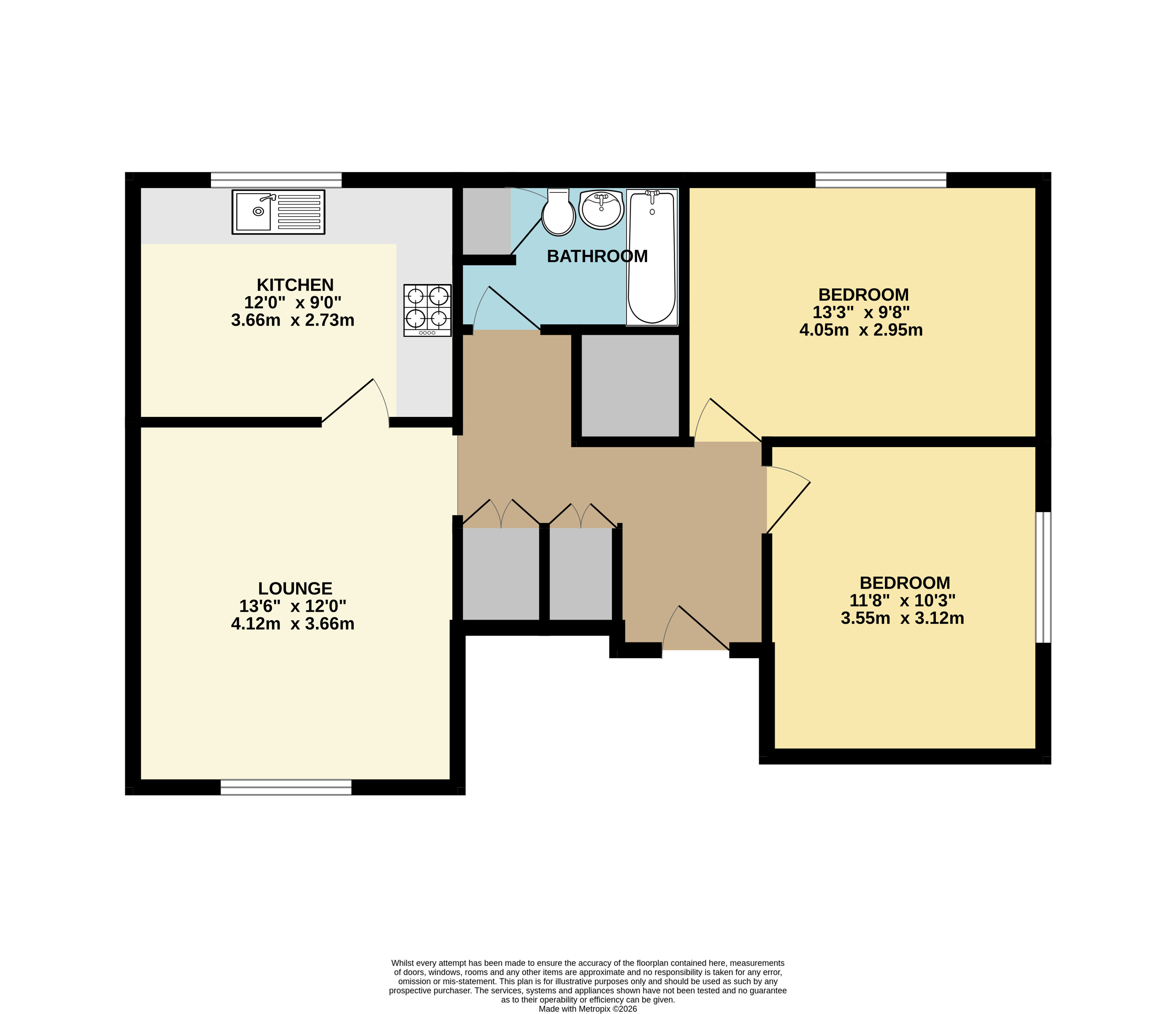 2/2, 39, Rossendale Court, Glasgow floorplan
