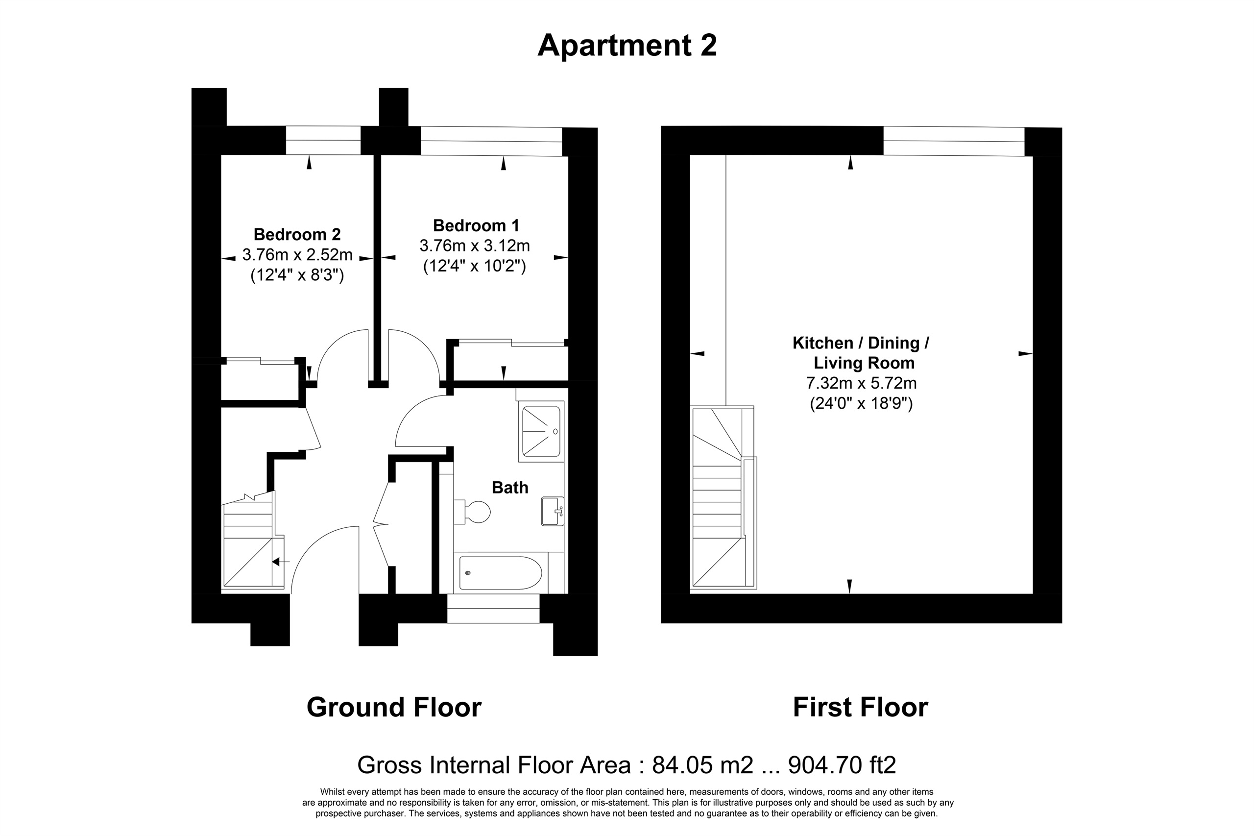 Plot 2 New, The Old Village Hall, Crawley floorplan
