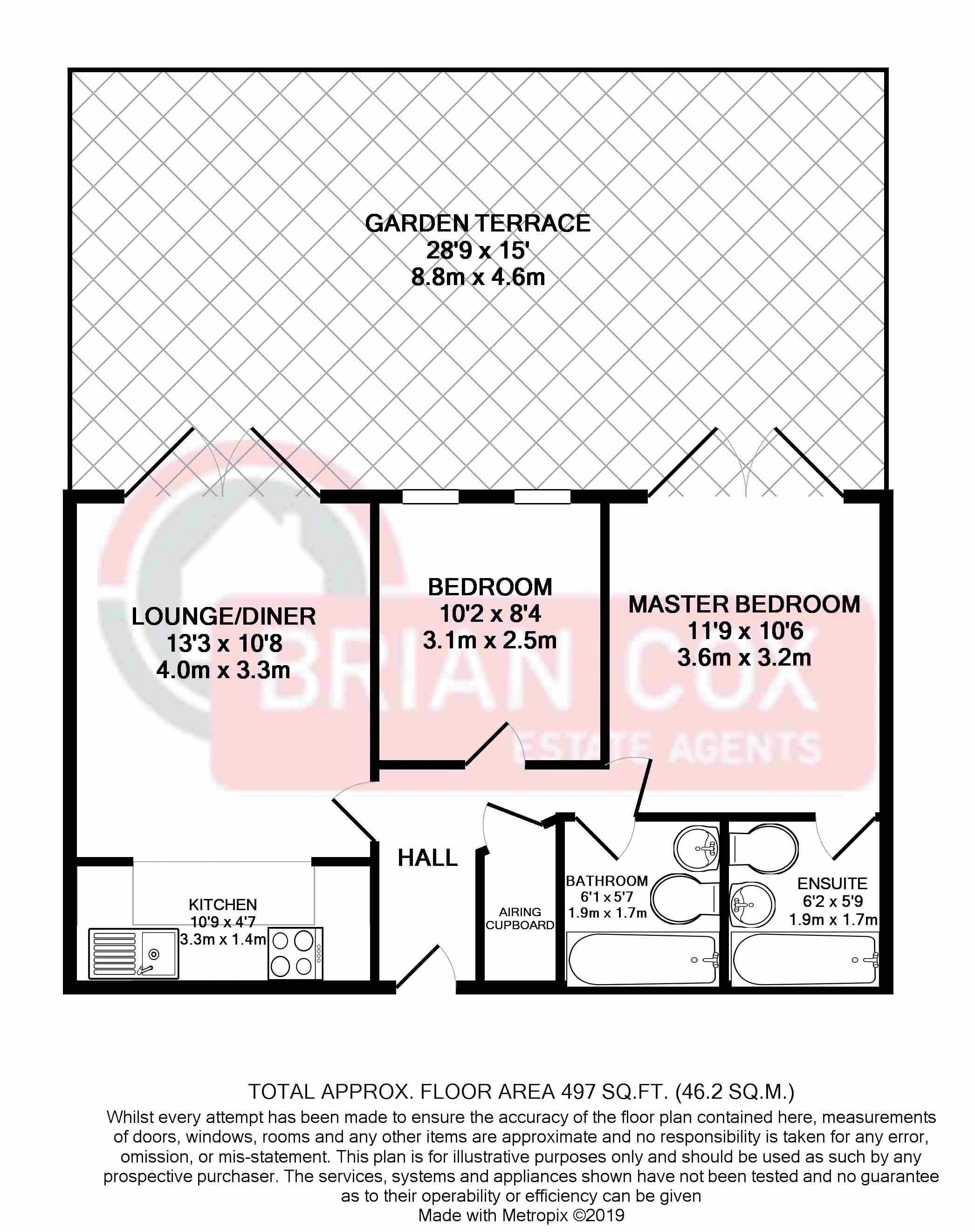 2 Bedrooms Flat to rent in Lyon Road, Harrow-On-The-Hill, Harrow HA1