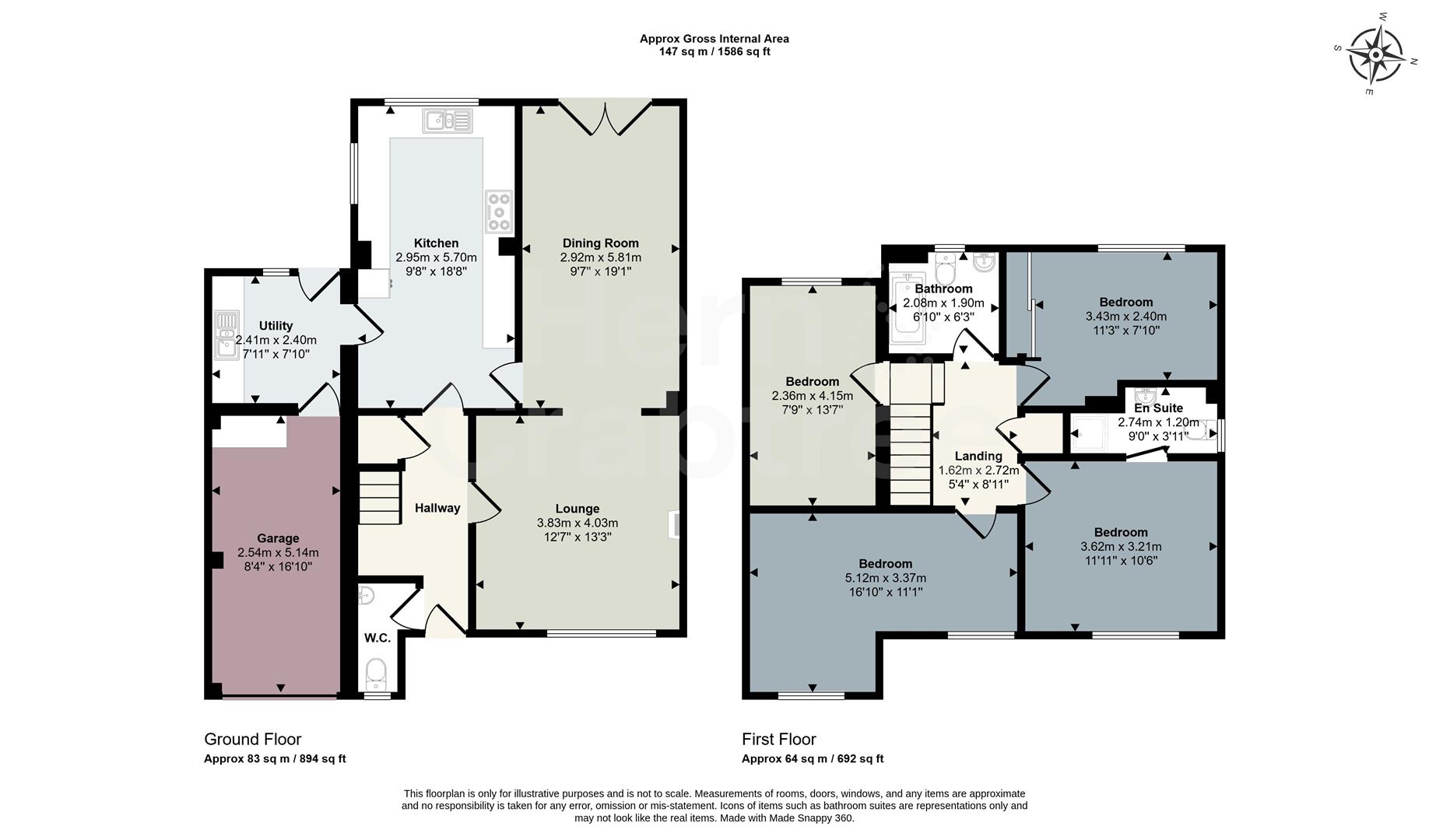 26, Triscombe Drive, Cardiff floorplan