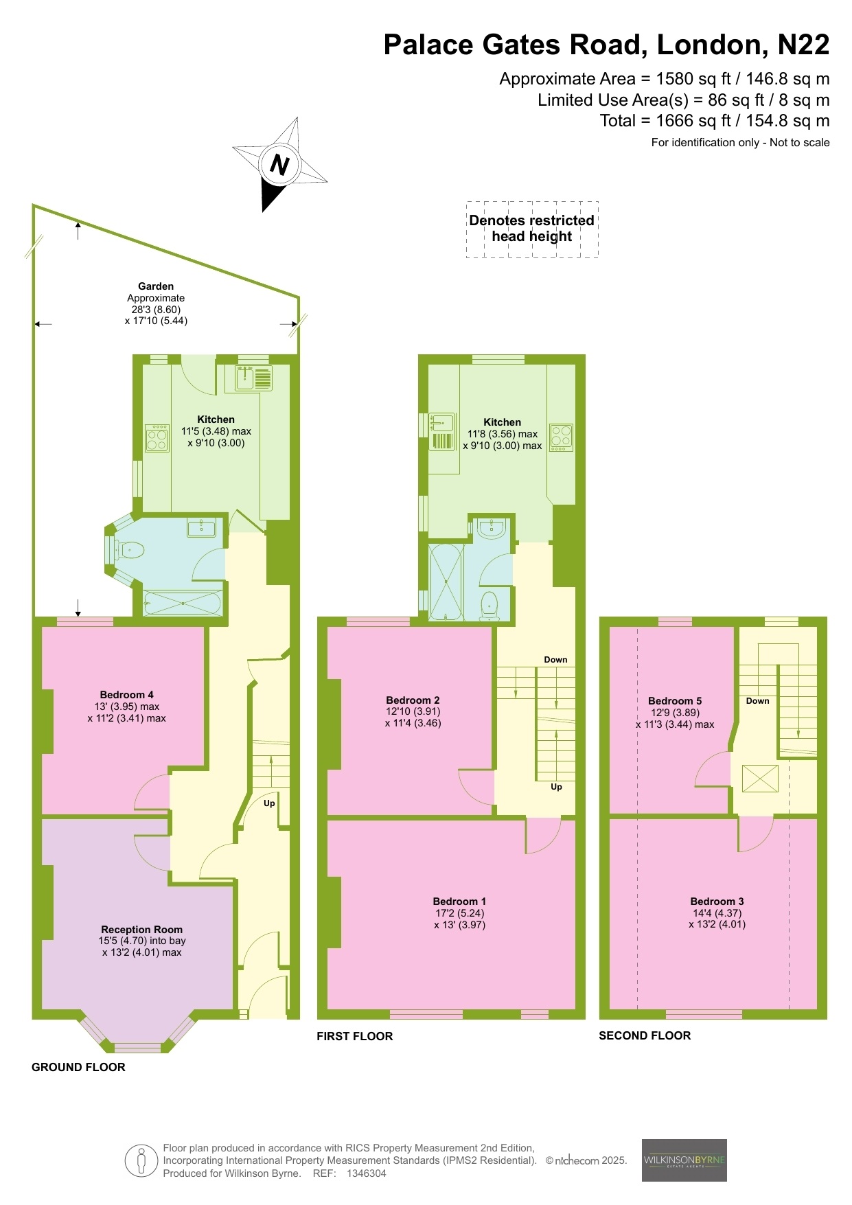 79, Palace Gates Road, Alexandra Palace floorplan