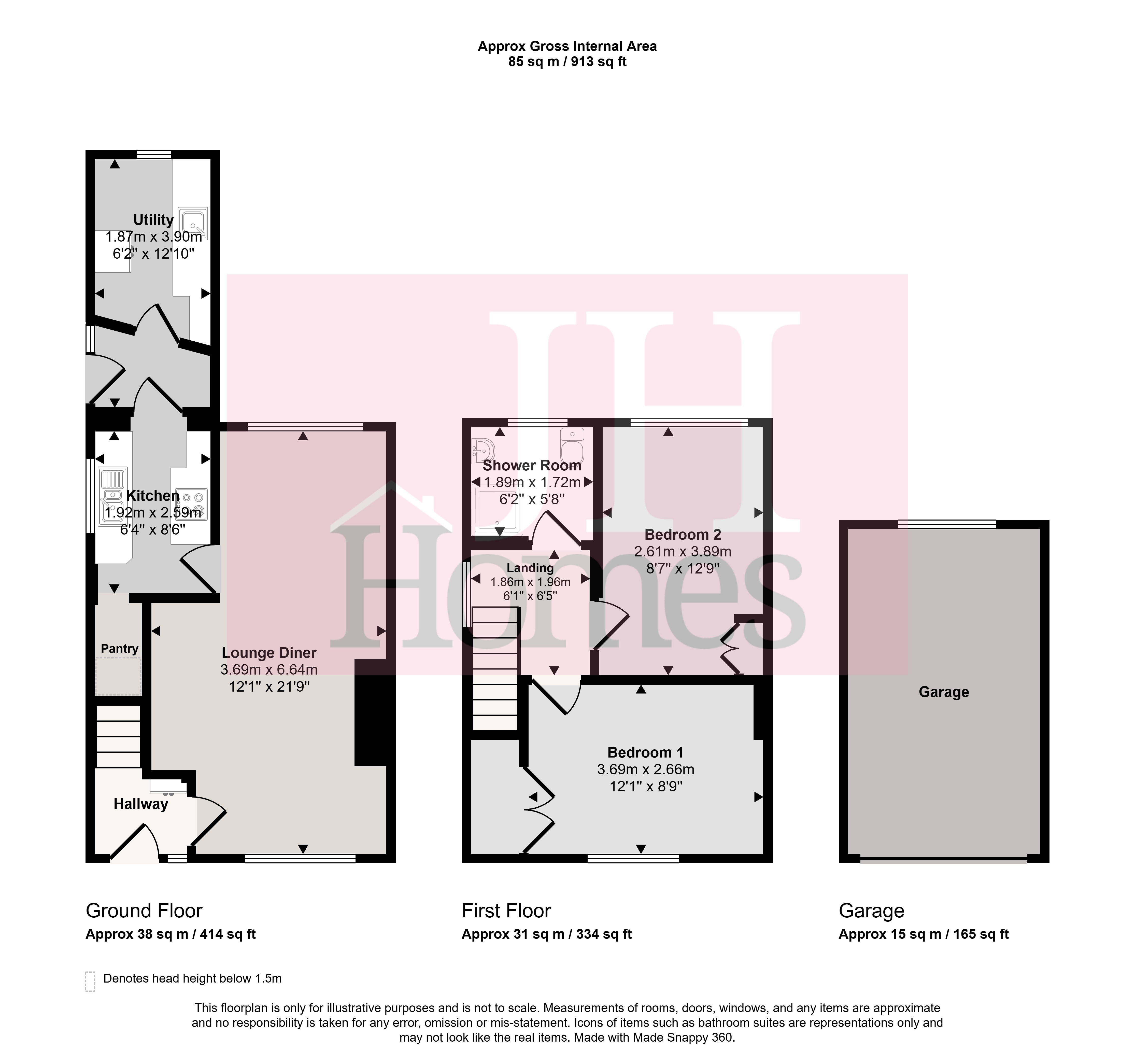 79, Oakwood Drive, Ulverston floorplan