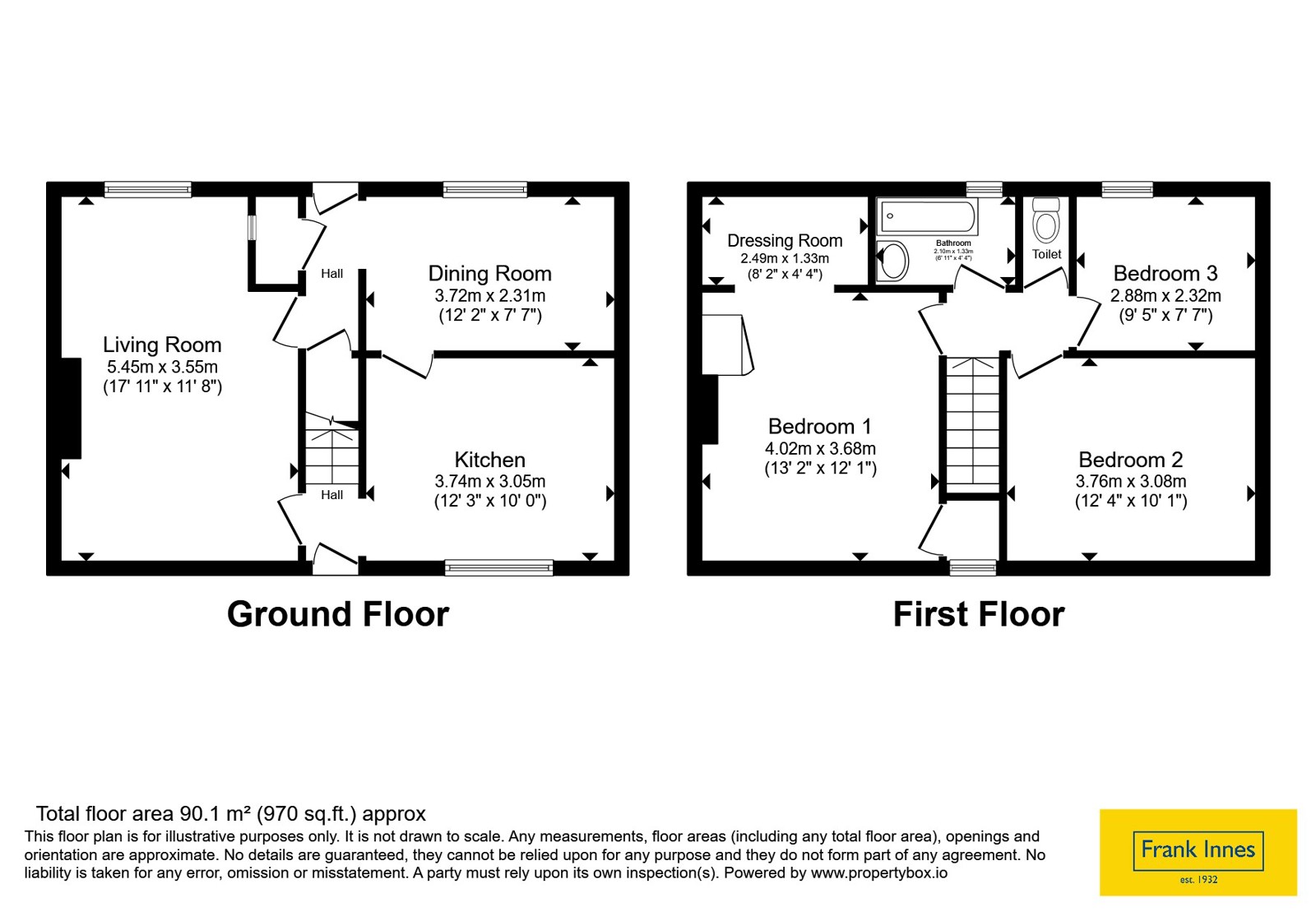 144, Hunloke Avenue, Derbyshire floorplan