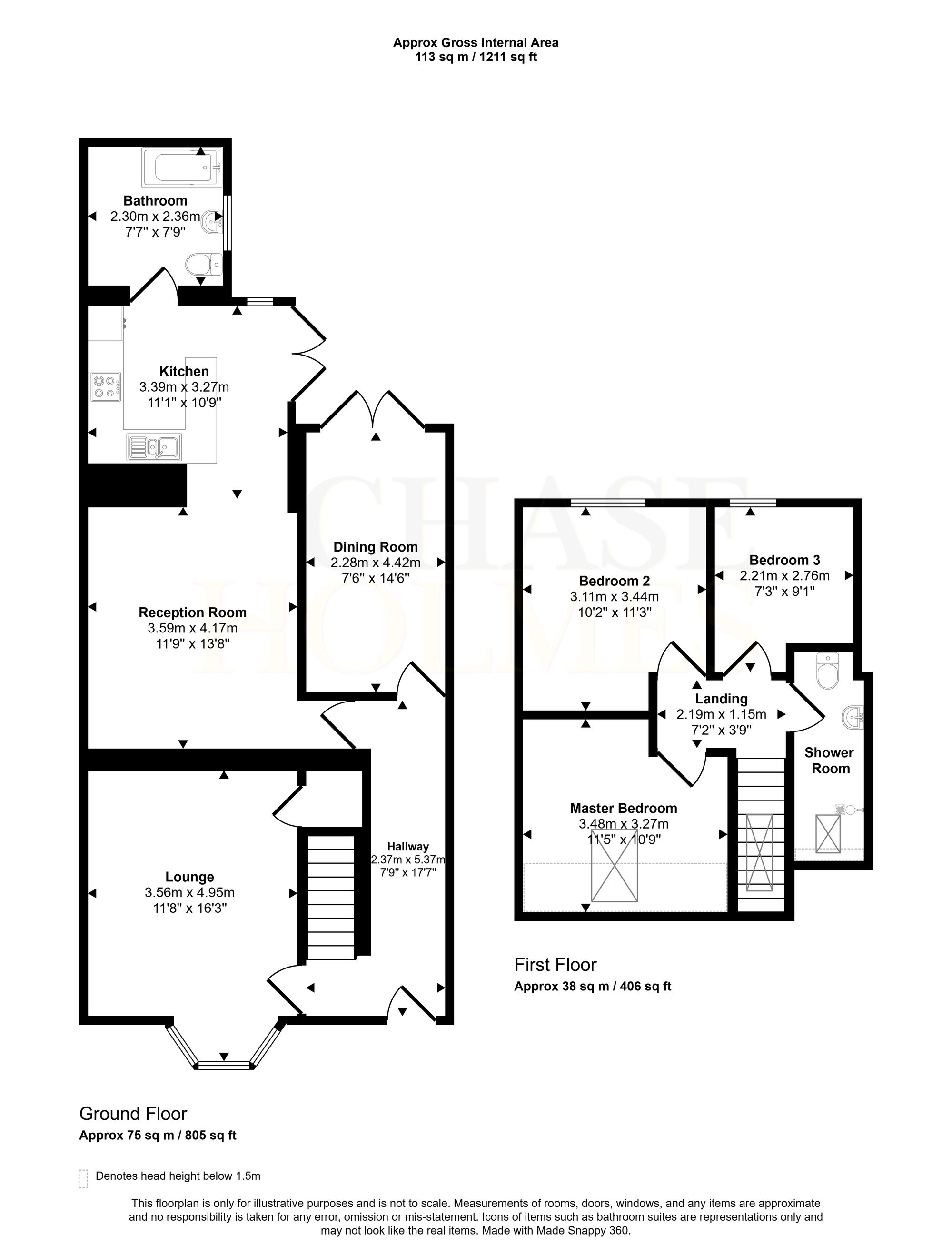 7 Edith Street, Jarrow floorplan