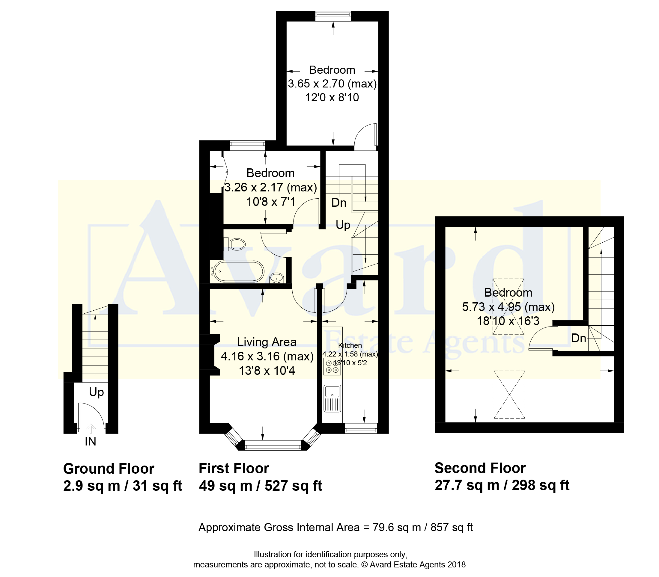 3 Bedrooms Maisonette for sale in Ditchling Rise, Brighton, East Sussex BN1