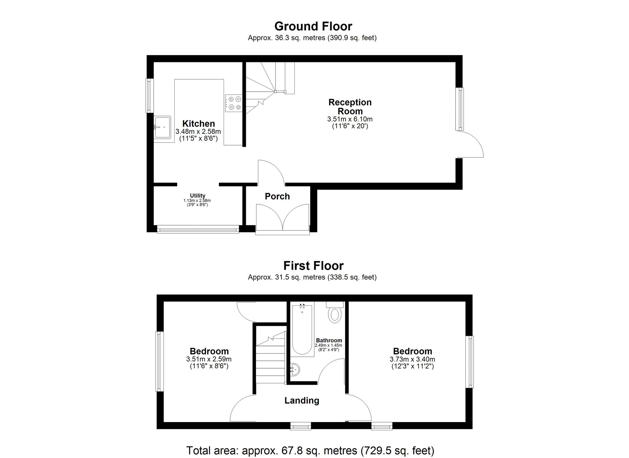 184 Trelawney Road, Hainault floorplan