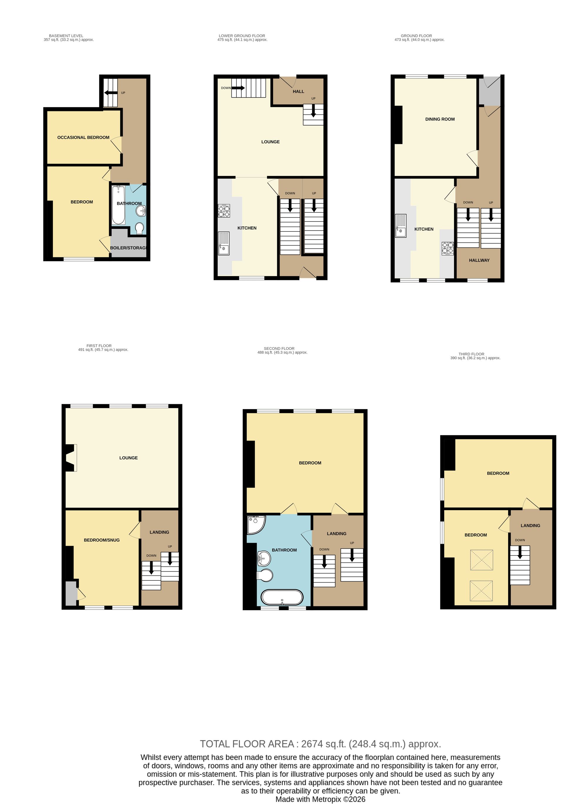 37 Eastborough, Scarborough floorplan