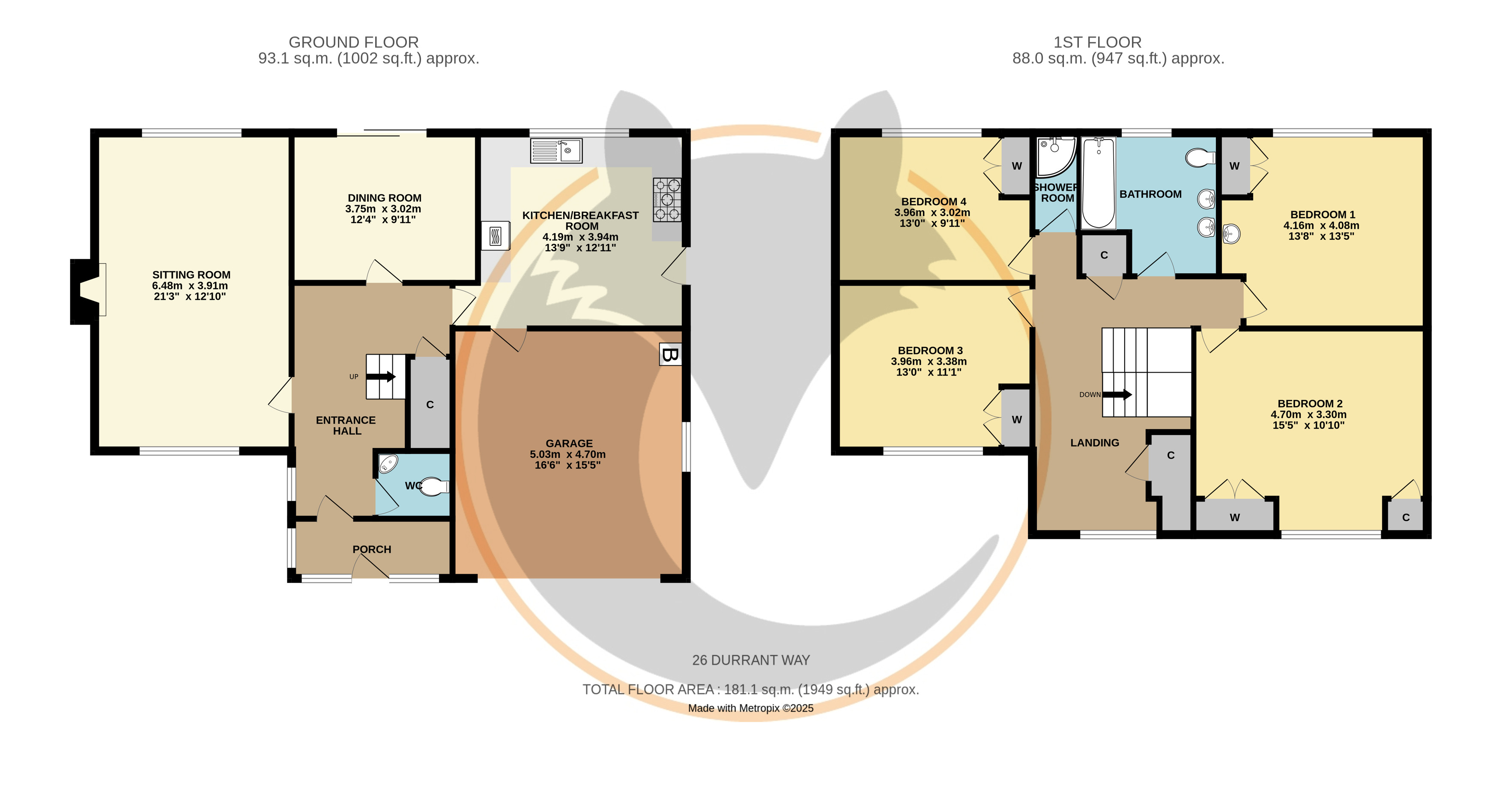 26, Durrant Way, Lymington floorplan